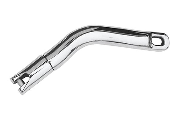 Allpa RVS Gebogen ankerkettingverbinder model Force  ketting Ø6-8mm (breekkracht 3000kg)