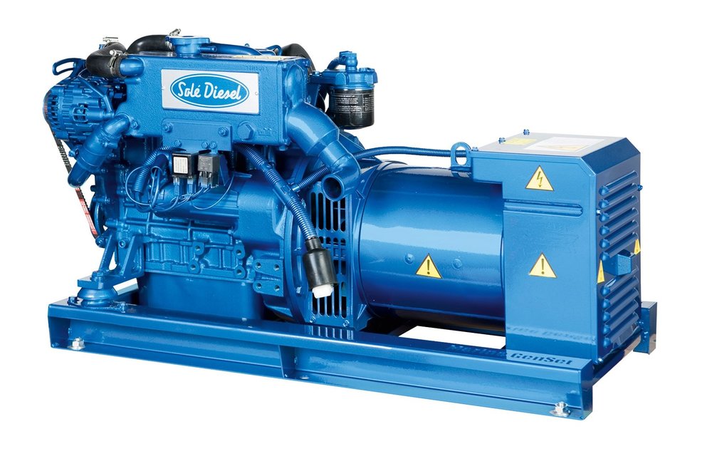 Solé Scheepsgenerator SM81 model 68 GT 68.4kVA-54.7kW 3-fase 1500 omw./min