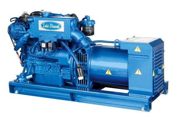 Solé Scheepsgenerator  SM81 model 68 GT  68.4kVA-54.7kW  3-fase  1500 omw./min
