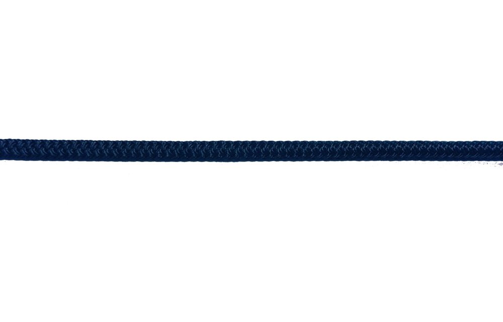 Allpa 16-Voudig gevlochten landvast met handgemaakte oogsplits 8mm blauw L=6,5Mtr