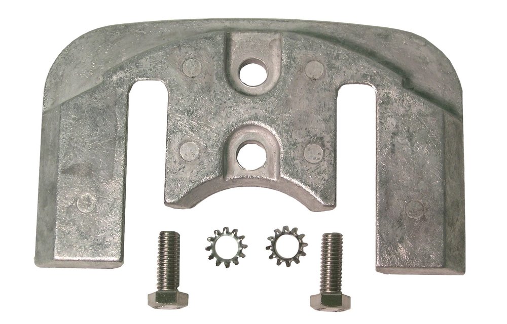 Navalloy Mercury Anode; Bravo Cavitation Plate