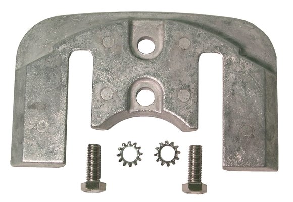 Navalloy Mercury Anode; Bravo Cavitation Plate