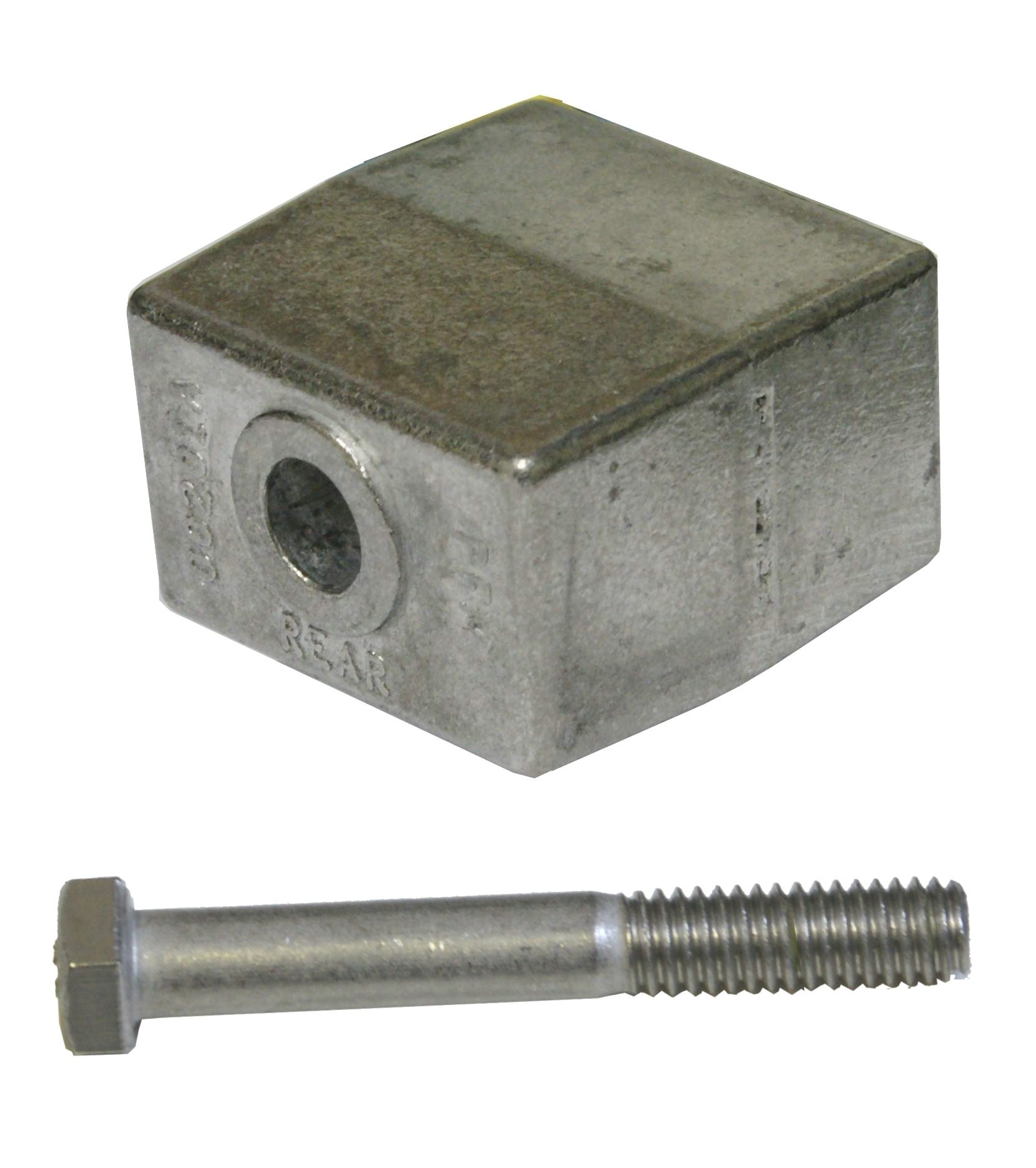 Navalloy Anode side pocket anode