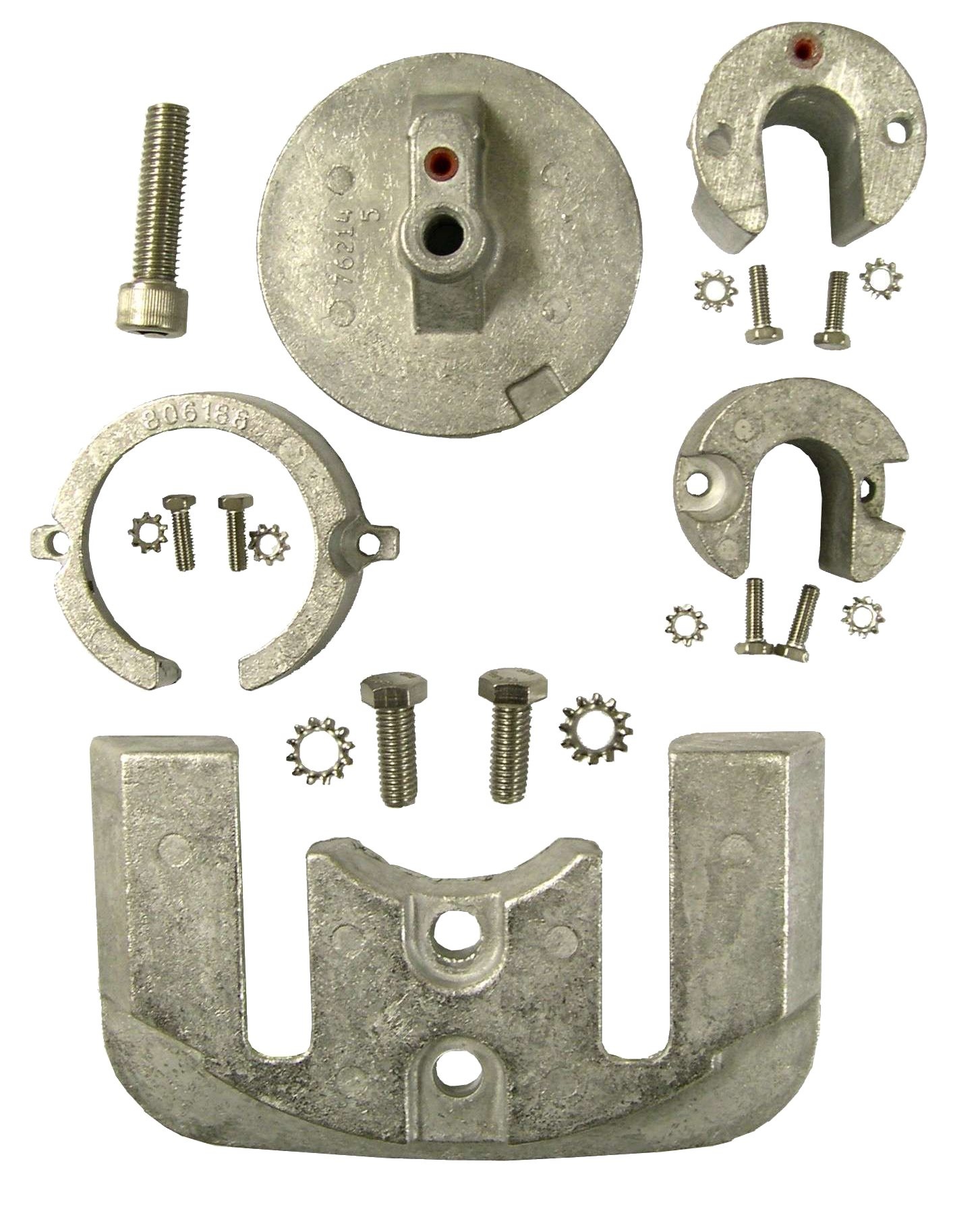Allpa Aluminium Anode kit Navalloy  Bravo-1  1988 - Present
