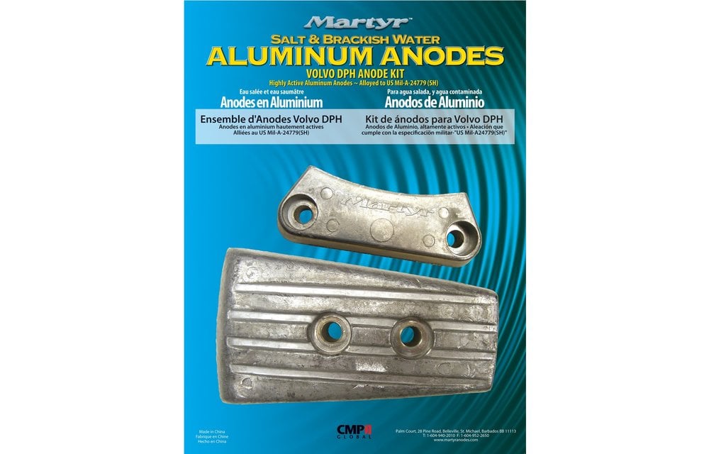 Allpa Aluminium Anode kit Volvo DPH