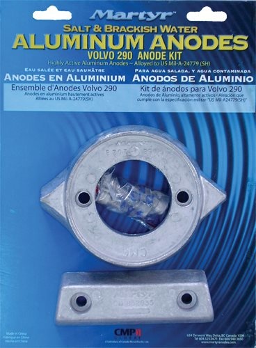 Allpa Aluminium Anode kit Volvo 290