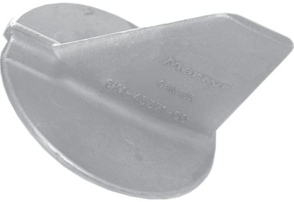 Allpa Zinkanode Yamaha outboard  skeg (OEM 6K1-45371-00)