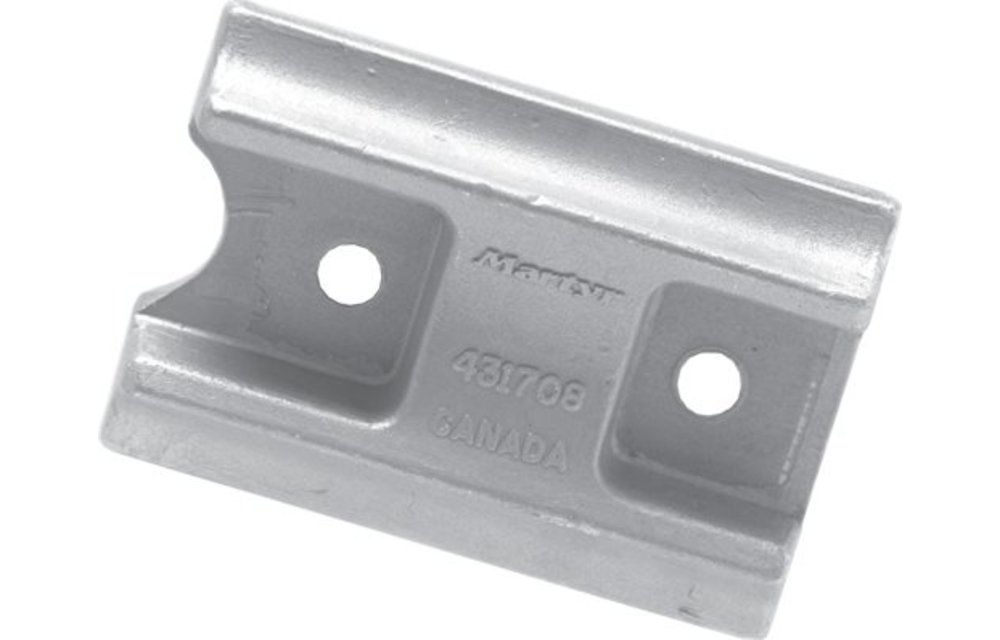 Allpa Zinkanode OMC / Johnson / Evinrude Curved Block (OEM 431708)