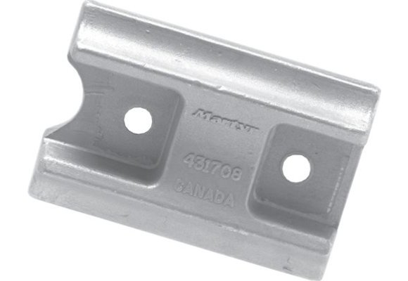 Allpa Zinkanode OMC / Johnson / Evinrude  Curved Block (OEM 431708)
