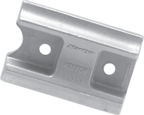 Allpa Zinkanode OMC / Johnson / Evinrude Curved Block (OEM 431708)