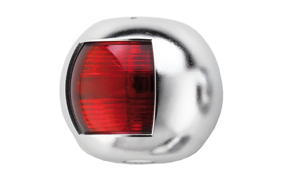 Allpa Positielantaarn verchroomd huis; rood 112.5°