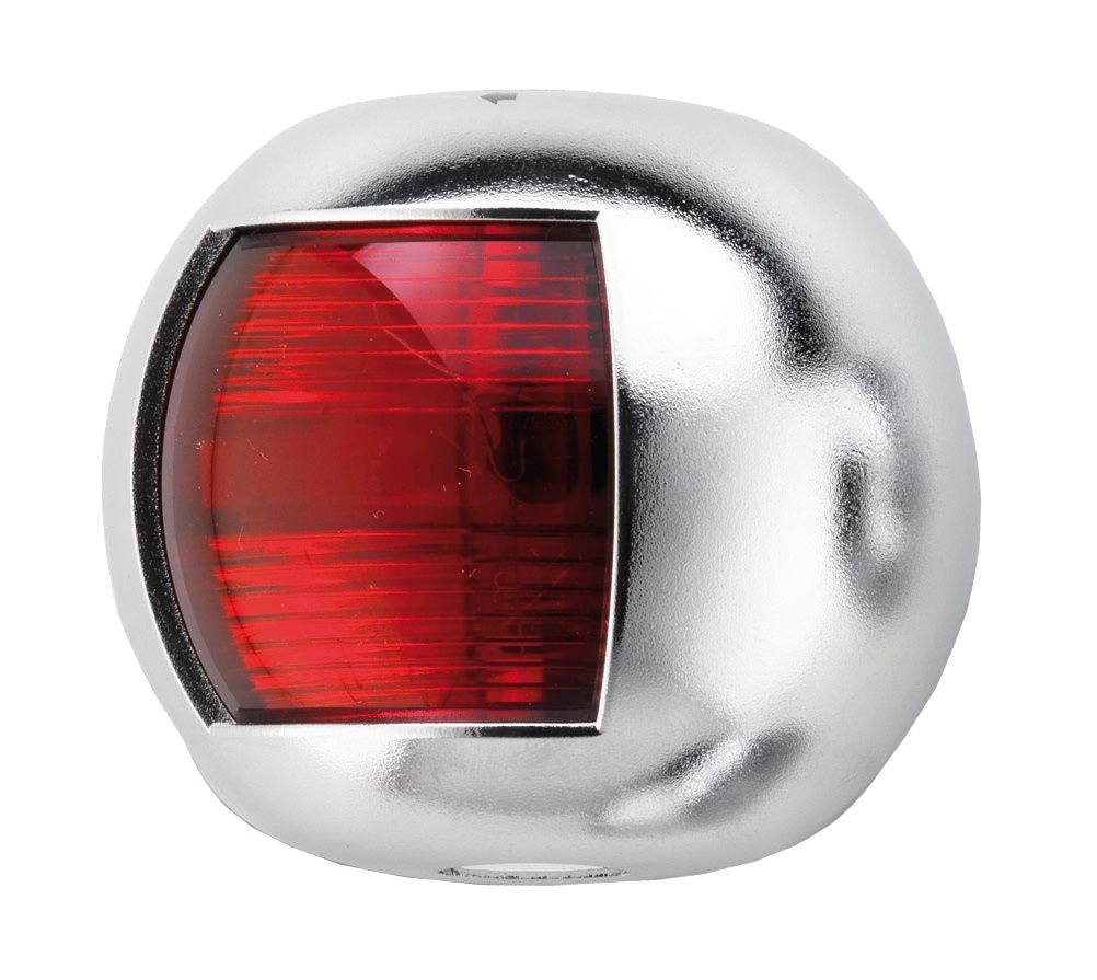 Allpa Positielantaarn verchroomd huis; rood  112.5°