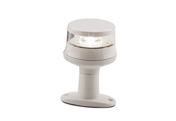 Allpa Toplantaarn 360° Wit  LED 12-24V  wit polycarbonaat huis