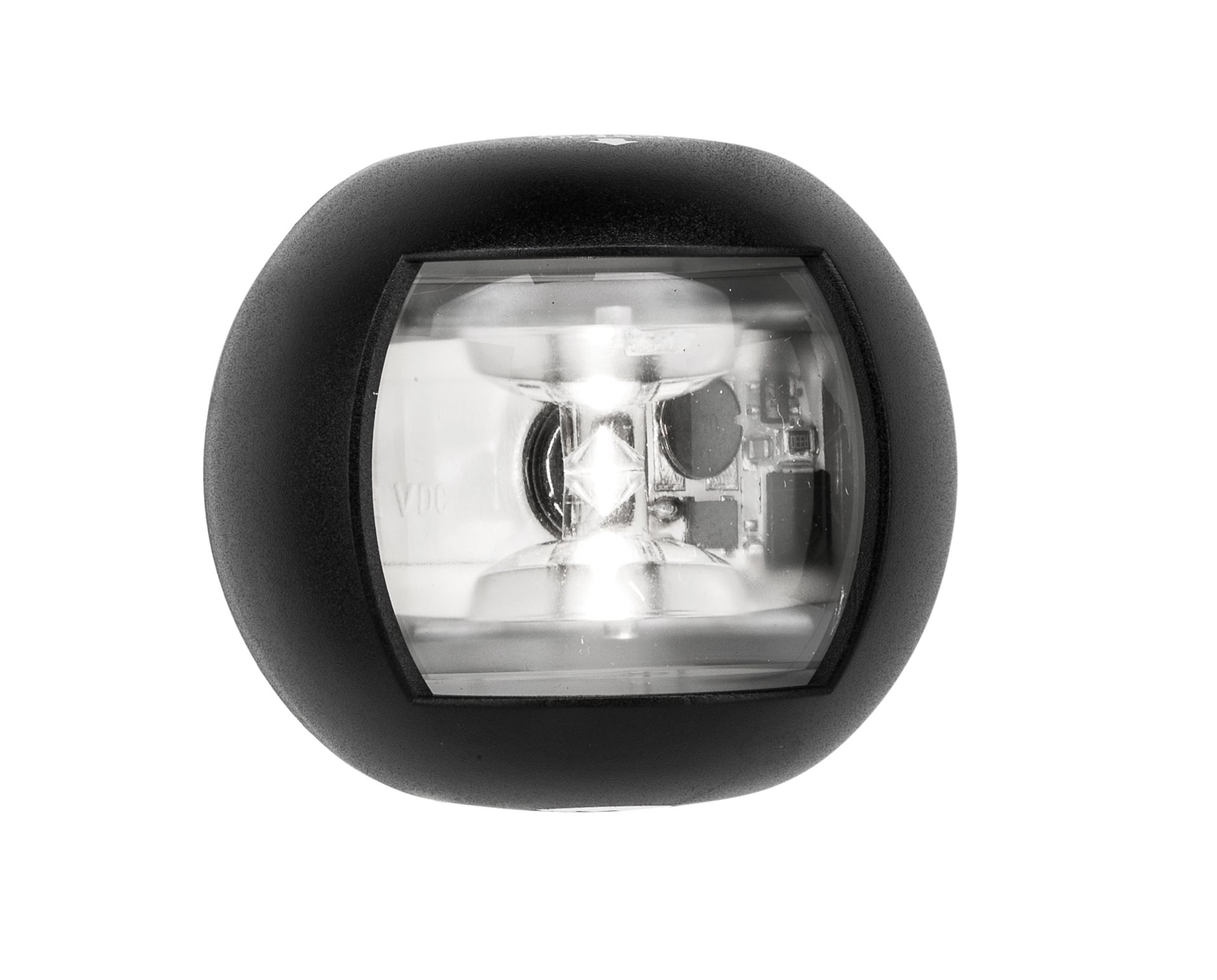 Allpa Positielantaarn Wit Heklicht 135° LED 12-24V zwart carbonaat huis