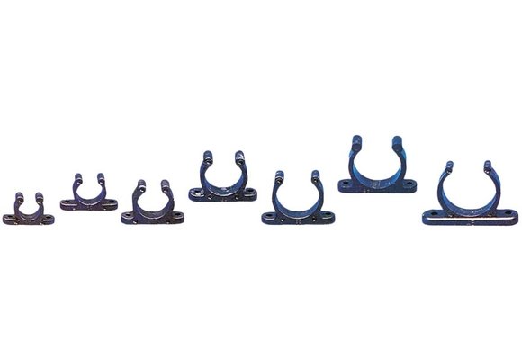 Allpa Kunststof klem  Ø15mm  zwart