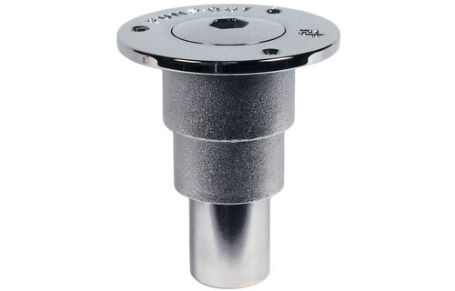 Allpa ISO Afzuigdekfitting  messing-verchroomd  voor vuilwater  aansluitingen Ø38mm/50mm/60mm