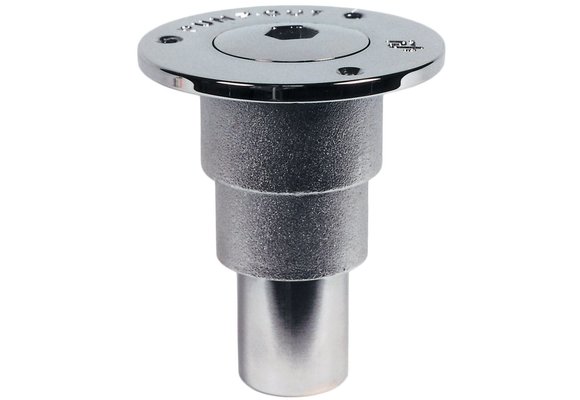 Allpa ISO Afzuigdekfitting  messing-verchroomd  voor vuilwater  aansluitingen Ø38mm/50mm/60mm