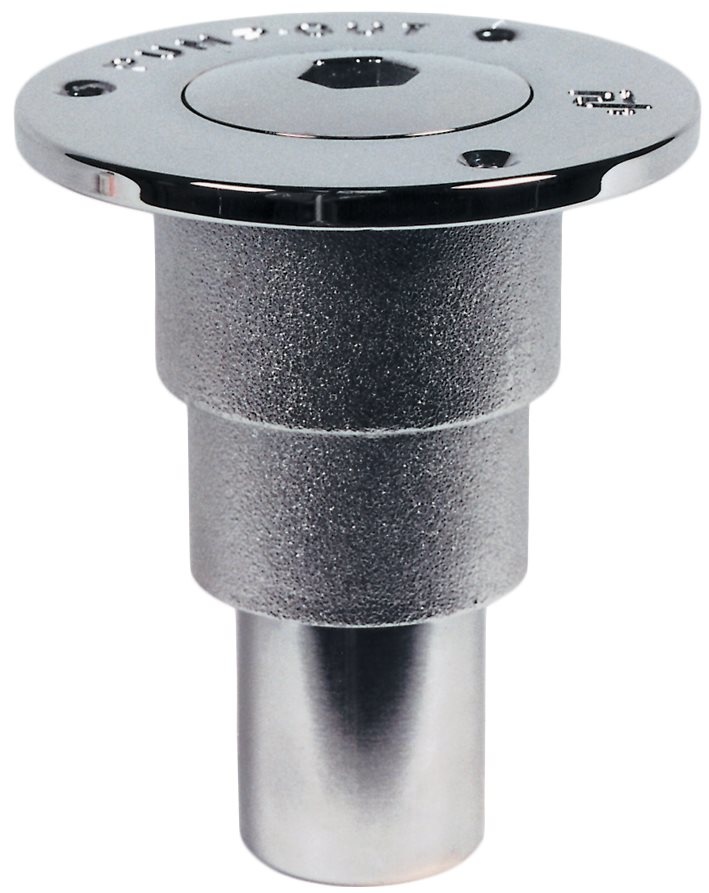 Allpa ISO Afzuigdekfitting messing-verchroomd voor vuilwater aansluitingen Ø38mm/50mm/60mm