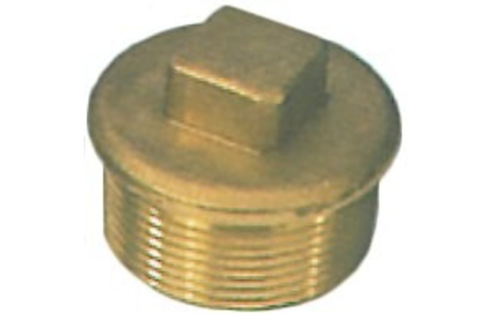 Allpa Messing eindstop 1-1/2