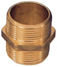 Allpa Messing verbindingsnippel 2