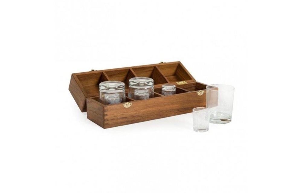 Captains bar 2 x 4 glazen
