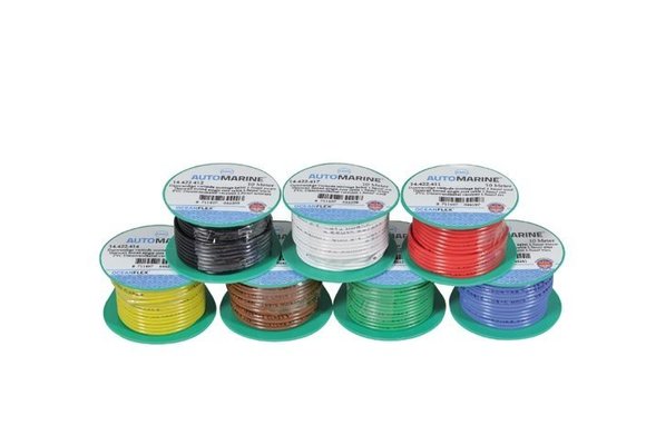 Automarine Dunwandige kopere montagekabel | 2,5mm x 5 meter