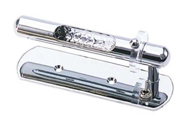 Deluxe wandlamp verchroomd