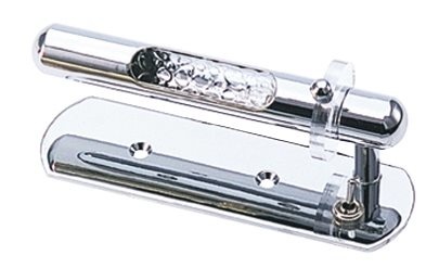 Deluxe wandlamp verchroomd