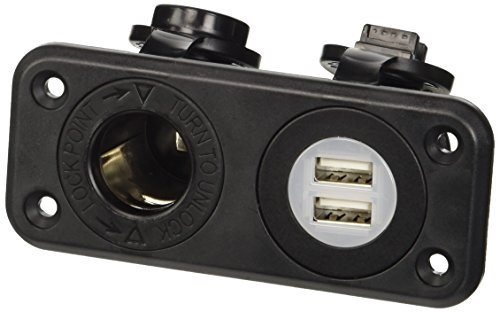 12 volt plug en USB lader