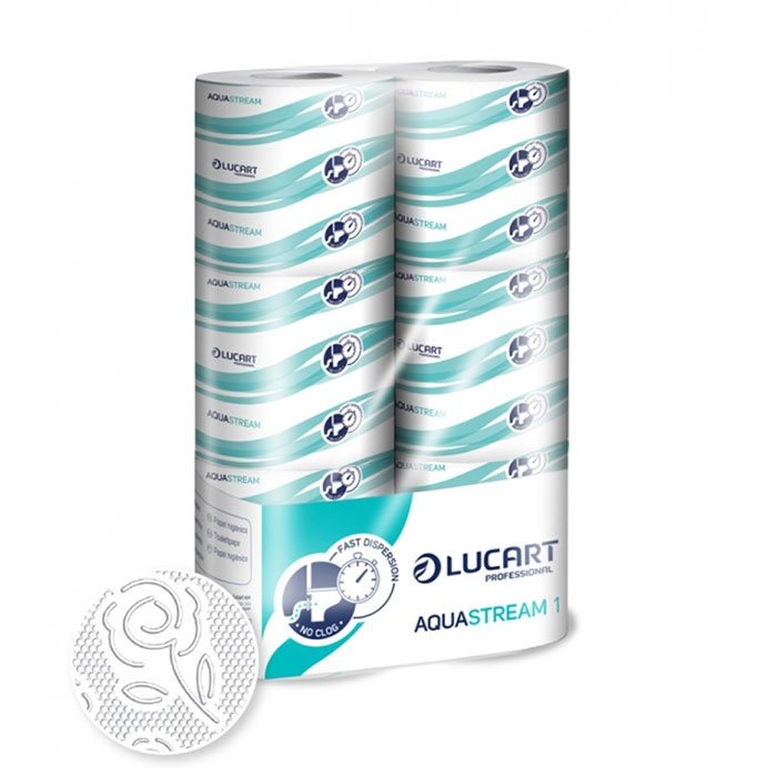 Toiletpapier Aquastream snel oplosbaar (6-pack)
