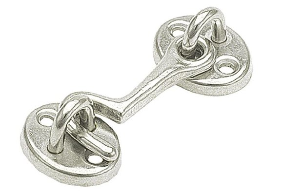 Kajuithaak messing verchroomd 62 mm