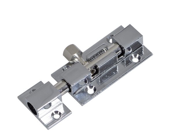 Grendel messing verchroomd 51 mm