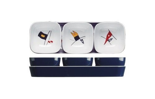 Regata - Snack schaaltjes met tray