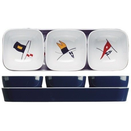 Regata - Snack schaaltjes met tray