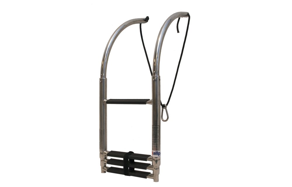 Telescopische RVS 4-traps zwemtrap