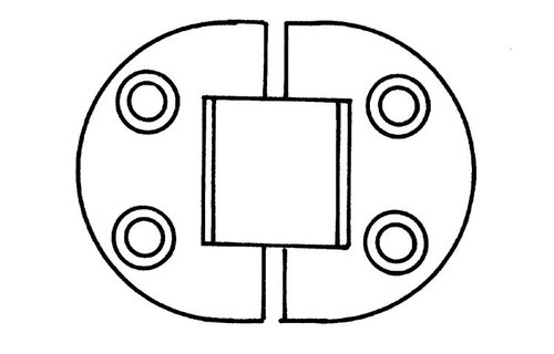 RVS scharnier voor de boot