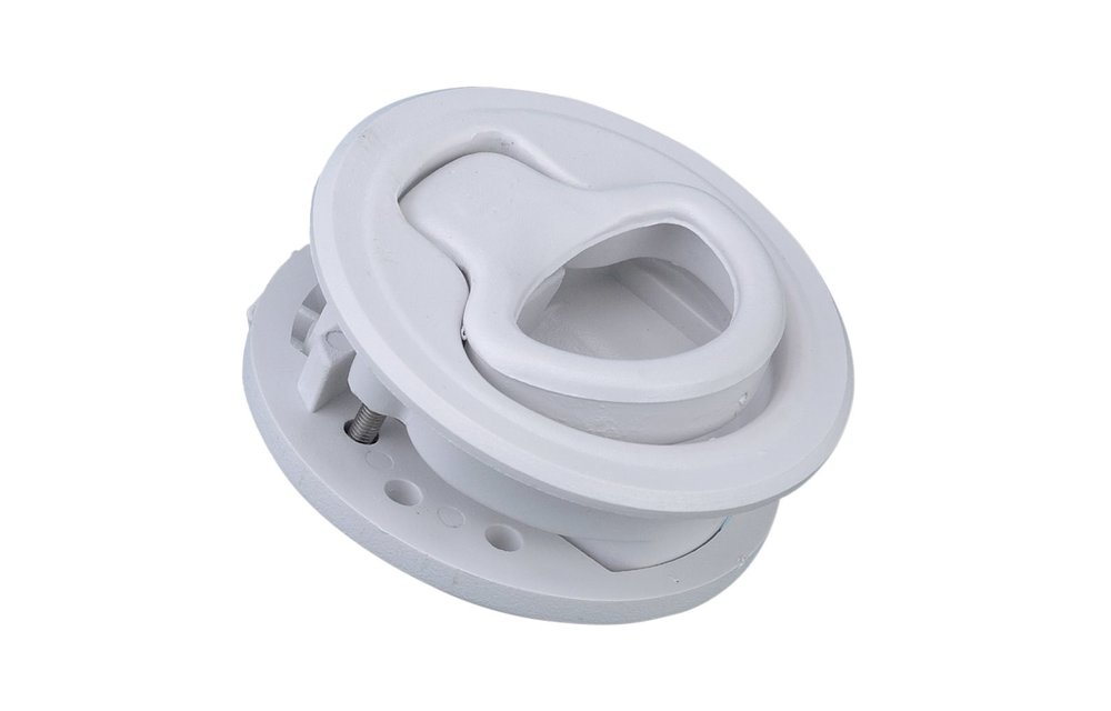 Allpa Kunststof Luik-/deursluiting Ø60mm gatmaat Ø50mm wit