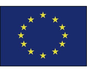 Talamex Raad van Europa vlag (blauw met gele - Boottotaal.nl