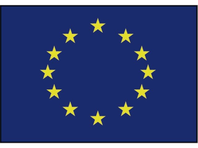 Raad van Europa vlag (Blauw met gele sterren)