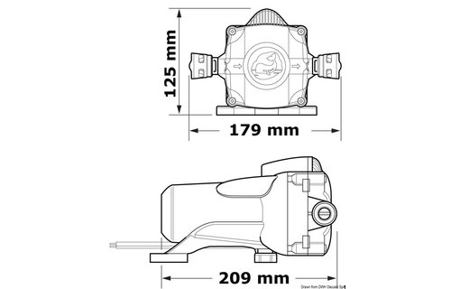 Whale watermaster 12 volt drinkwaterpomp