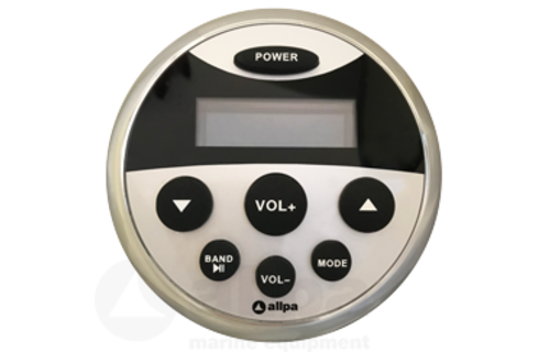 Allpa Waterdichte marine radio  LED verlicht LCD beeldscherm  4x 40W