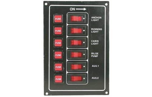 Allpa Aluminium schakelpaneel 12V