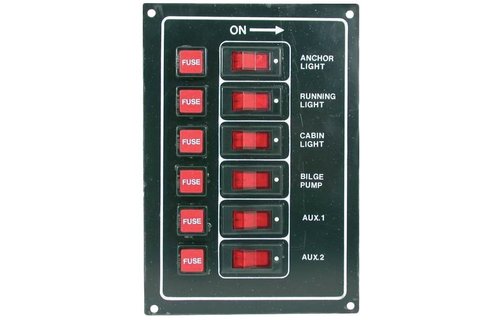 Allpa Aluminium schakelpaneel 12V