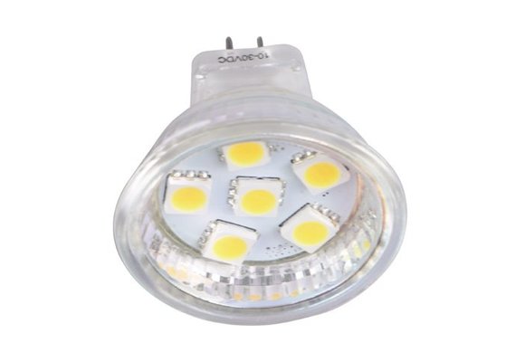LED vervangingslamp  6xSMD - GU4 -  1 watt