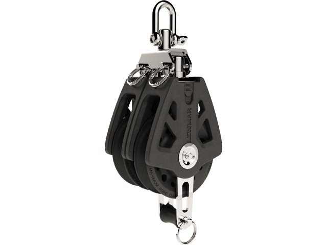 Lewmar Synchro blok 2-schijfs met hondsvot