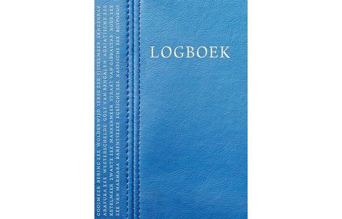 Logboek met leatherlook kaft
