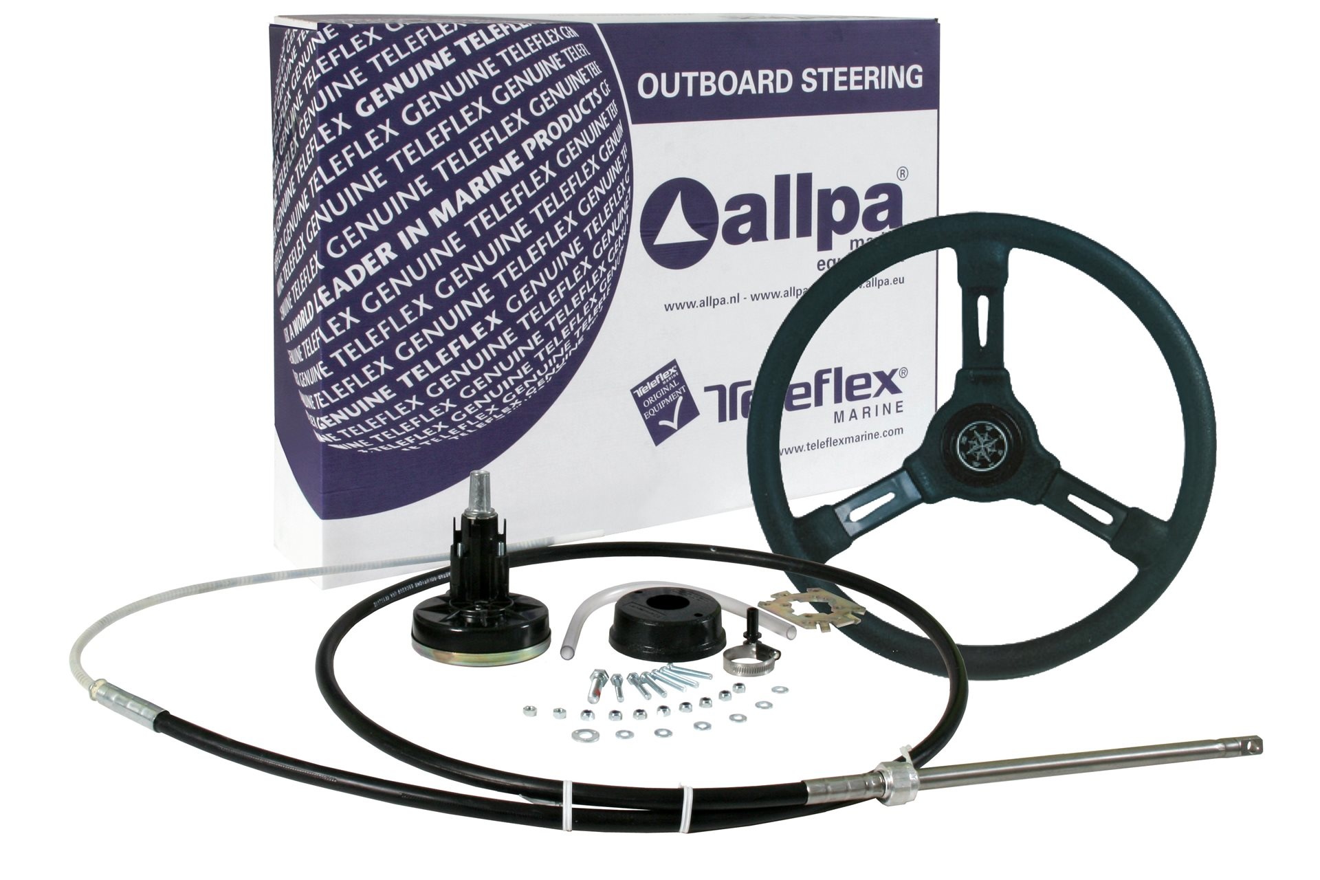 Teleflex Stuursysteem tot 55pk met stuurwiel