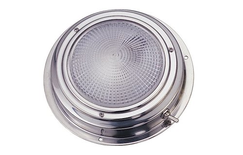 Allpa RVS LED-plafondlamp  opbouw  12V/1 7W  LED 20x5Ø  H39mm  cool white