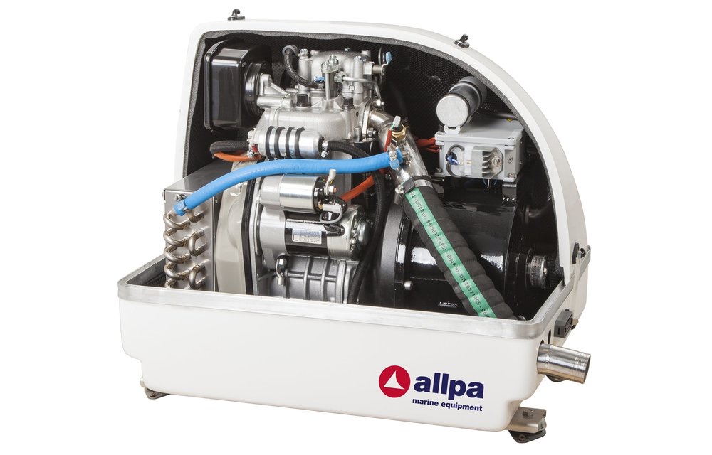 Generator Paguro 3 SY 3.0kVA-3.0kW@3000 RPM Lucht/Watergekoeld+geluiddichte kast