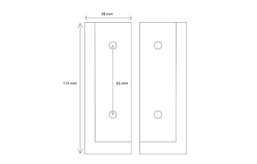 Teak smartphonehouder - geschikt voor alle modellen